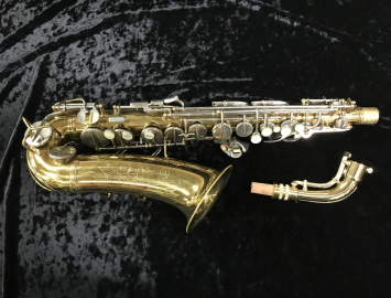 Photo Late 50s Vintage CG Conn 6M NAKED LADY Engraved Alto Sax - Serial # 696947